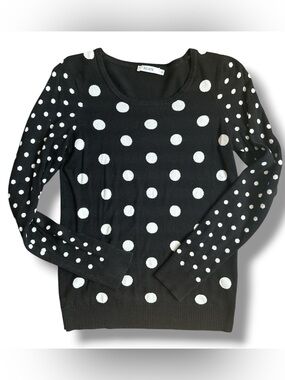 Ricki’s dotted black and white sweater S
